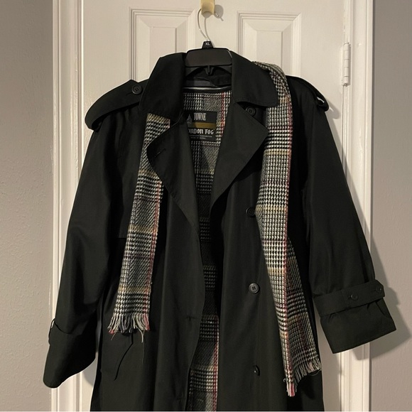 COPY - Vintage Black London Fog Trench Coat - Picture 3 of 11